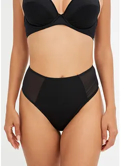 Høy stringtruse med mesh-innfellinger, bonprix