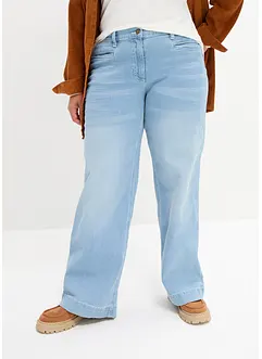 Wide Leg-jeans Mid Waist, bonprix