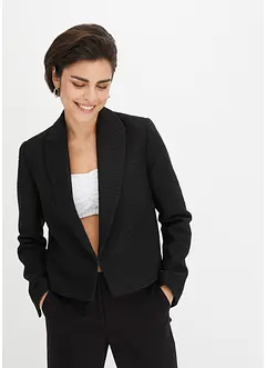 Kort bouclé-blazer, bonprix