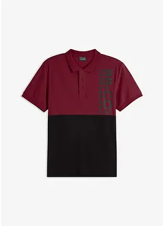 Piké poloshirt i økologisk bomull, slim fit, bonprix