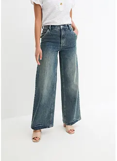 Wide Leg-jeans, High Waist, bonprix