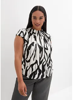 Blusetopp i sateng, bonprix