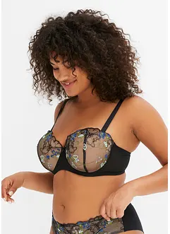 Balconette-BH med bøyle og elegant broderi, bonprix