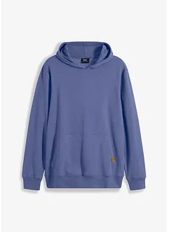 Sweatshirt med hette og økologisk bomull, bonprix