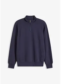 Sweatshirt med troyerkrage, bonprix