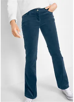 Stretch-cordbukse, Bootcut, bonprix