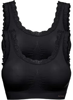 Feel Comfort Seamless bustier (2-pack), bonprix