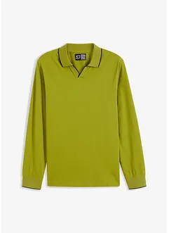 Langermet - poloshirt av økologisk bomull, bonprix