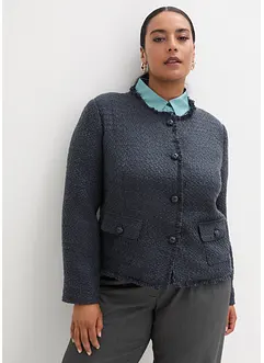 Boxy bouclé-blazer, bonprix