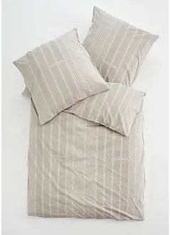 Sengesett med striper i percale, bonprix