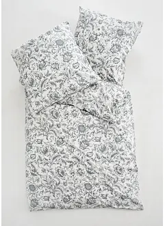 Sengesett i percale med blomsterdesign, bonprix