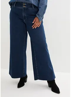 Wide Leg-jeans High Waist, stretch, bonprix