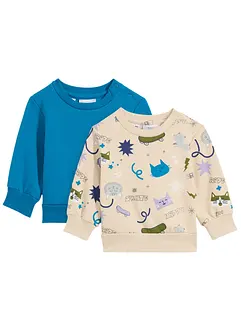 Sweatshirt for baby (2-pack), bonprix