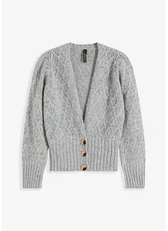 Cardigan med brede mansjetter, bonprix