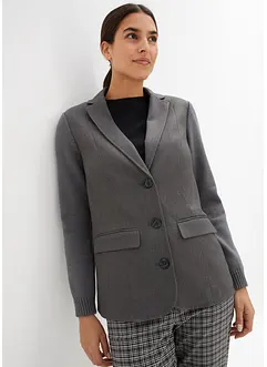 Blazer med strikkede ermer, bonprix