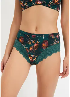 Maxitruse med delikate blonder (2-pack), bonprix