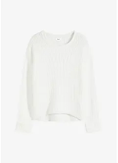 Oversized genser i myk chenille, bonprix