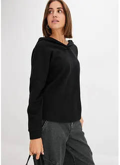 Sweatshirt i strikket look, bonprix