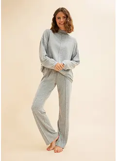 Oversized loungewear kosedress i mykt materiale, bonprix