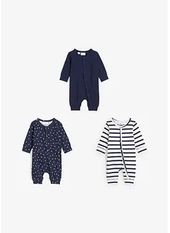 Nattdrakt til baby (3-pack), bonprix