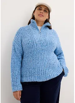 Troyer-genser med lave skuldersømmer, bonprix