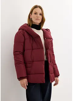 Vattert jakke med hette av resirkulert polyester, bonprix
