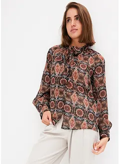 Lett bluse med print, bonprix