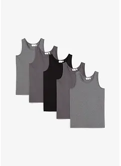 Undertrøye for barn (5-pack), bonprix