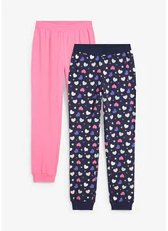 Lang pyjamasbukse til barn (2-pack), bonprix