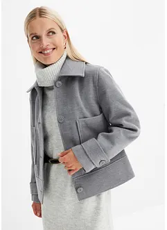 Kort jakke med ull-look, bonprix