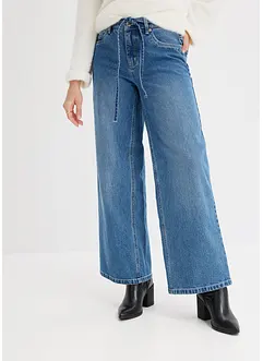 Wide Leg-jeans Mid Waist, bonprix