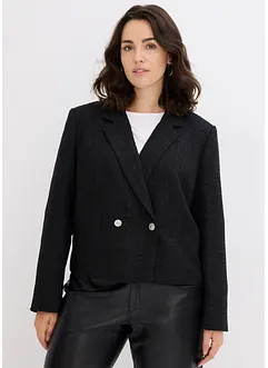 Bouclé-blazer med glanstråder, bonprix