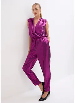 Jumpsuit med glansprint, bonprix