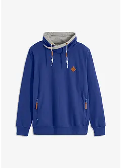 Sweatshirt med vid krage, bonprix