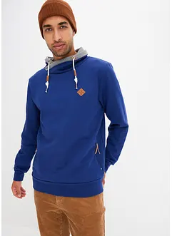 Sweatshirt med vid krage, bonprix