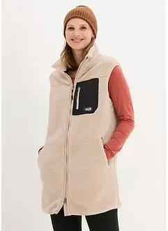 Vest i tedyfleece, bonprix