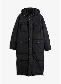 Lang parkas med avtakbar hette, bonprix