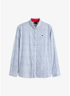 Langermet skjorte i ren bomull med button down-krage, bonprix