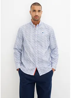 Langermet skjorte i ren bomull med button down-krage, bonprix