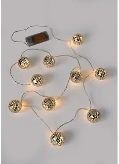 LED-lyskjede Glitterkuler, bonprix