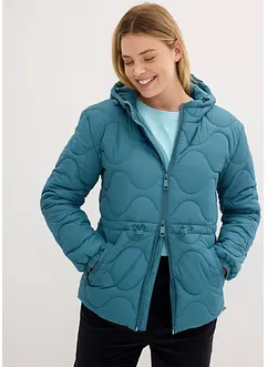 Vattert jakke med hette, bonprix