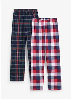 Pyjamasbukse med økologisk bomull (2-pack), bonprix