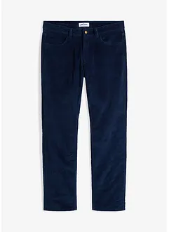 Relaxed fit-termobukse i kordfløyel med flanellfôr, Straight, bonprix
