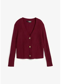 Ribbestrikket cardigan, bonprix