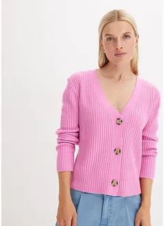 Ribbet cardigan, bonprix