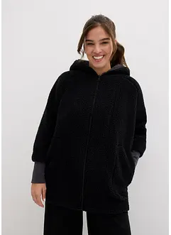 Oversized pilefleece jakke, bonprix