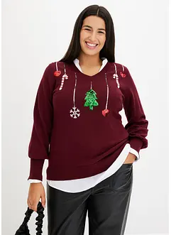 Finstrikket genser, bonprix