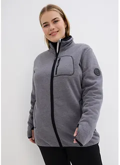 Strikket fleecejakke med teddyfleece-fôr, bonprix