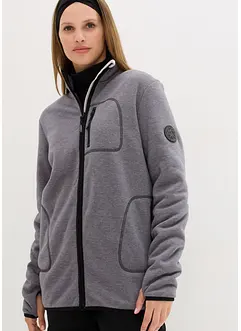 Strikket fleecejakke med teddyfleece-fôr, bonprix