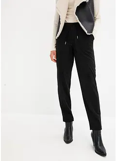 Jogg-Pants i imitert semsket skinn, bonprix